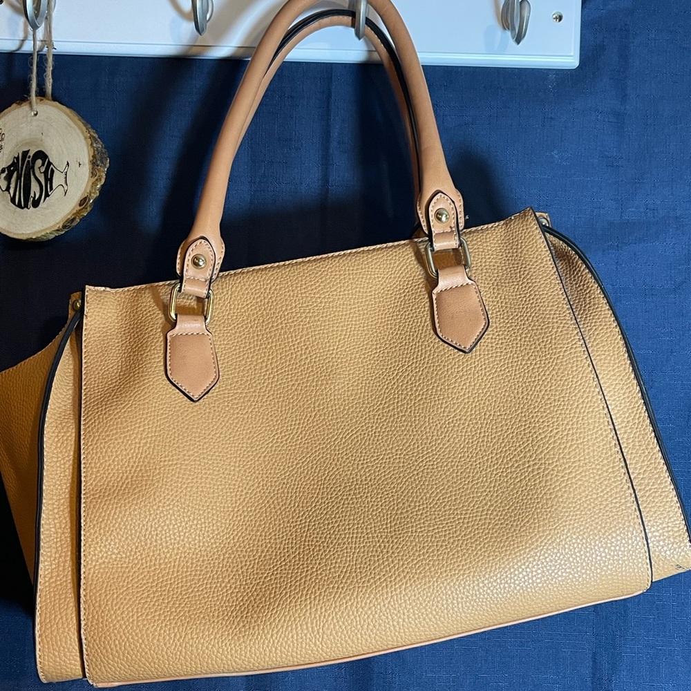 unnamed orange leather? Purse.
